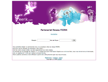 Tablet Screenshot of partenaires.feerik.com
